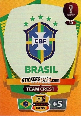 Sticker Team Crest - FIFA World Cup Qatar 2022. Adrenalyn XL n. 50 - Panini