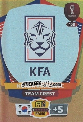 Sticker Team Crest - FIFA World Cup Qatar 2022. Adrenalyn XL n. 158 - Panini