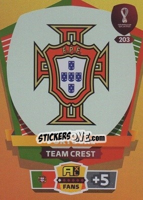Sticker Team Crest - FIFA World Cup Qatar 2022. Adrenalyn XL n. 203 - Panini