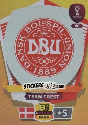 Sticker Team Crest - FIFA World Cup Qatar 2022. Adrenalyn XL n. 86 - Panini