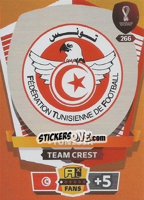 Sticker Team Crest - FIFA World Cup Qatar 2022. Adrenalyn XL n. 266 - Panini