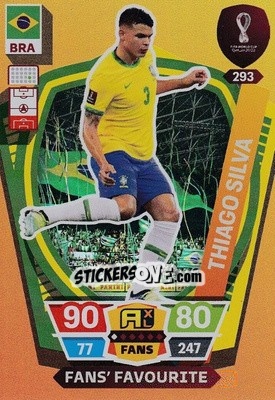Sticker Thiago Silva - FIFA World Cup Qatar 2022. Adrenalyn XL n. 293 - Panini