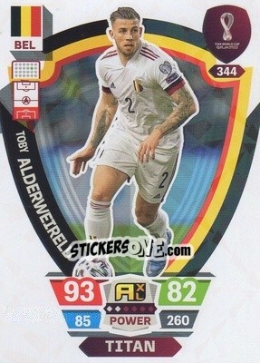 Sticker Toby Alderweireld - FIFA World Cup Qatar 2022. Adrenalyn XL - Panini