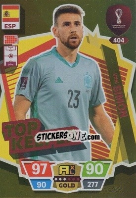 Sticker Unai Simón - FIFA World Cup Qatar 2022. Adrenalyn XL n. 404 - Panini