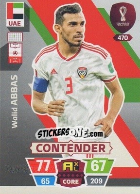Sticker Walid Abbas - FIFA World Cup Qatar 2022. Adrenalyn XL - Panini