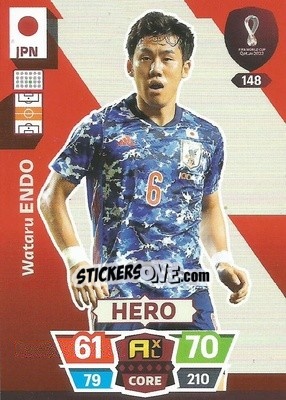 Sticker Wataru Endo - FIFA World Cup Qatar 2022. Adrenalyn XL n. 148 - Panini
