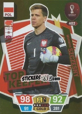 Sticker Wojciech Szczęsny - FIFA World Cup Qatar 2022. Adrenalyn XL n. 402 - Panini