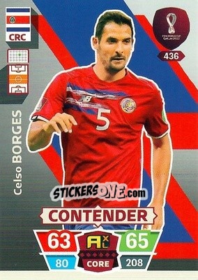 Sticker Celso Borges - FIFA World Cup Qatar 2022. Adrenalyn XL n. 436 - Panini