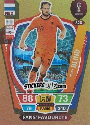 Sticker Daley Blind - FIFA World Cup Qatar 2022. Adrenalyn XL - Panini