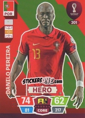 Sticker Danilo Pereira - FIFA World Cup Qatar 2022. Adrenalyn XL - Panini