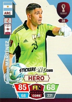 Sticker Emiliano Martínez - FIFA World Cup Qatar 2022. Adrenalyn XL - Panini