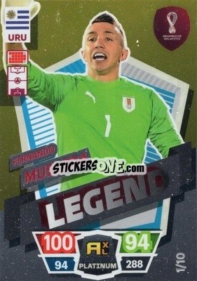 Sticker Fernando Muslera (Uruguay) - FIFA World Cup Qatar 2022. Adrenalyn XL n. LEPL-FM-g - Panini