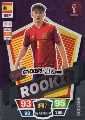 Sticker Gavi (Spain) - FIFA World Cup Qatar 2022. Adrenalyn XL n. LEPL-G-p - Panini