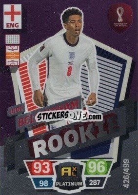 Figurina Jude Bellingham (England) - FIFA World Cup Qatar 2022. Adrenalyn XL - Panini