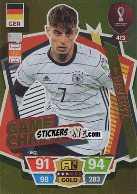 Sticker Kai Havertz - FIFA World Cup Qatar 2022. Adrenalyn XL n. 413 - Panini