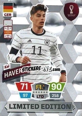 Sticker Kai Havertz - FIFA World Cup Qatar 2022. Adrenalyn XL - Panini