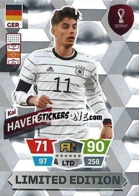 Sticker Kai Havertz - FIFA World Cup Qatar 2022. Adrenalyn XL n. LE-KH - Panini