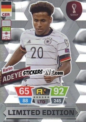 Sticker Karim Adeyemi - FIFA World Cup Qatar 2022. Adrenalyn XL n. LE-KA - Panini