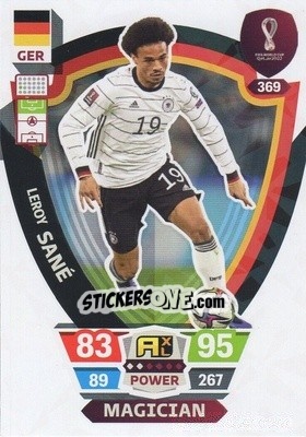 Sticker Leroy Sané - FIFA World Cup Qatar 2022. Adrenalyn XL - Panini