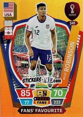 Cromo Miles Robinson - FIFA World Cup Qatar 2022. Adrenalyn XL - Panini