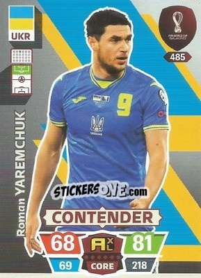 Sticker Roman Yaremchuk - FIFA World Cup Qatar 2022. Adrenalyn XL - Panini