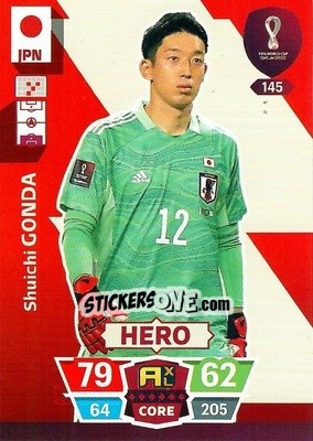 Sticker Shuichi Gonda - FIFA World Cup Qatar 2022. Adrenalyn XL - Panini