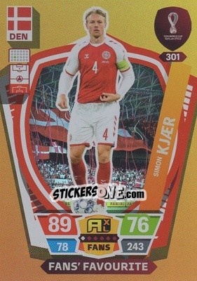 Sticker Simon Kjær - FIFA World Cup Qatar 2022. Adrenalyn XL - Panini