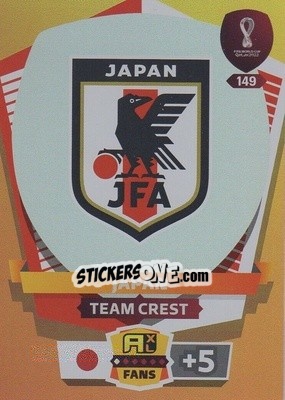 Sticker Team Crest - FIFA World Cup Qatar 2022. Adrenalyn XL n. 149 - Panini