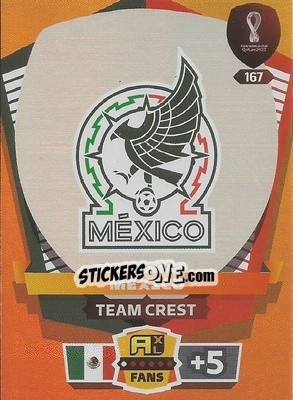 Sticker Team Crest - FIFA World Cup Qatar 2022. Adrenalyn XL n. 167 - Panini
