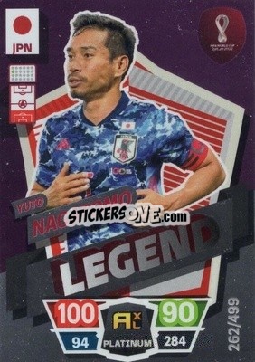 Sticker Yuto Nagatomo (Japan) - FIFA World Cup Qatar 2022. Adrenalyn XL n. LEPL-YN-p - Panini