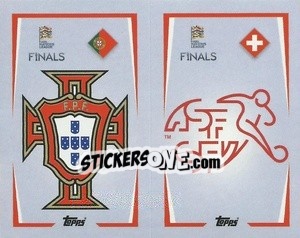 Sticker Portugal / Switzerland - The Road To Uefa Nations League Finals 2022-2023 n. 6 - Topps