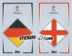 Sticker Germany / England - The Road To Uefa Nations League Finals 2022-2023 n. 8 - Topps