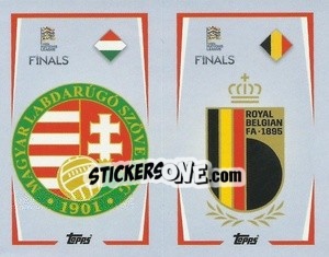 Sticker Hungary / Belgium - The Road to UEFA Nations League Finals 2022-2023 - Topps