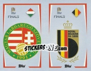 Sticker Hungary / Belgium - The Road To Uefa Nations League Finals 2022-2023 n. 9 - Topps