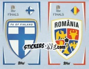 Sticker Finland / Romania - The Road To Uefa Nations League Finals 2022-2023 n. 16 - Topps