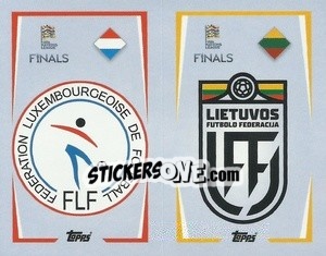Sticker Luxembourg / Lithuania - The Road To Uefa Nations League Finals 2022-2023 n. 20 - Topps