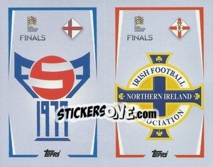 Sticker Faroe Islands / Northern Ireland - The Road to UEFA Nations League Finals 2022-2023 - Topps