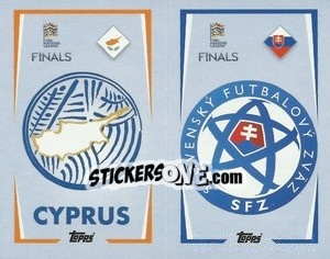 Cromo Cyprus / Slovakia - The Road to UEFA Nations League Finals 2022-2023 - Topps