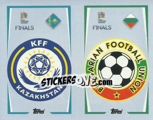 Figurina Kazakhstan / Bulgaria - The Road to UEFA Nations League Finals 2022-2023 - Topps