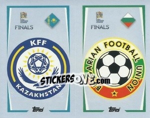 Sticker Kazakhstan / Bulgaria - The Road To Uefa Nations League Finals 2022-2023 n. 25 - Topps