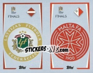 Sticker Latvia / Malta - The Road To Uefa Nations League Finals 2022-2023 n. 29 - Topps