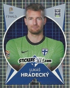 Sticker Lukáš Hrádecký (Finland) - The Road To Uefa Nations League Finals 2022-2023 n. 32 - Topps