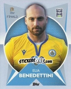 Sticker Elia Benedettini (San Marino) - The Road to UEFA Nations League Finals 2022-2023 - Topps