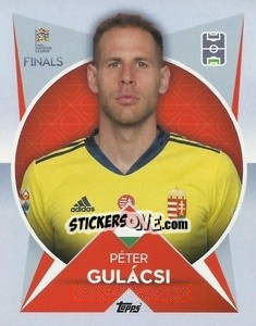 Sticker Péter Gulácsi (Hungary) - The Road To Uefa Nations League Finals 2022-2023 n. 37 - Topps