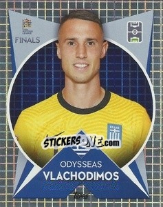 Sticker Odysseas Vlachodimos (Greece) - The Road To Uefa Nations League Finals 2022-2023 n. 38 - Topps