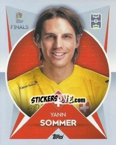 Sticker Yann Sommer (Switzerland) - The Road To Uefa Nations League Finals 2022-2023 n. 40 - Topps