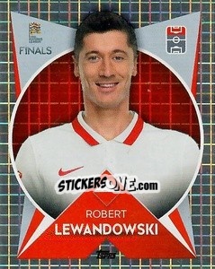 Sticker Robert Lewandowski (Poland) - The Road To Uefa Nations League Finals 2022-2023 n. 49 - Topps
