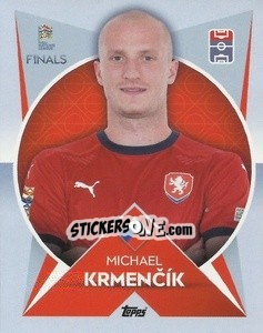 Sticker Michael Krmenčík (Czech Republic) - The Road To Uefa Nations League Finals 2022-2023 n. 54 - Topps