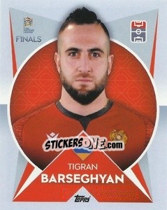 Sticker Tigran Barseghyan (Armenia) - The Road to UEFA Nations League Finals 2022-2023 - Topps