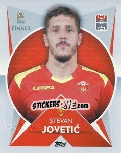 Sticker Stevan Jovetić (Montenegro) - The Road To Uefa Nations League Finals 2022-2023 n. 59 - Topps